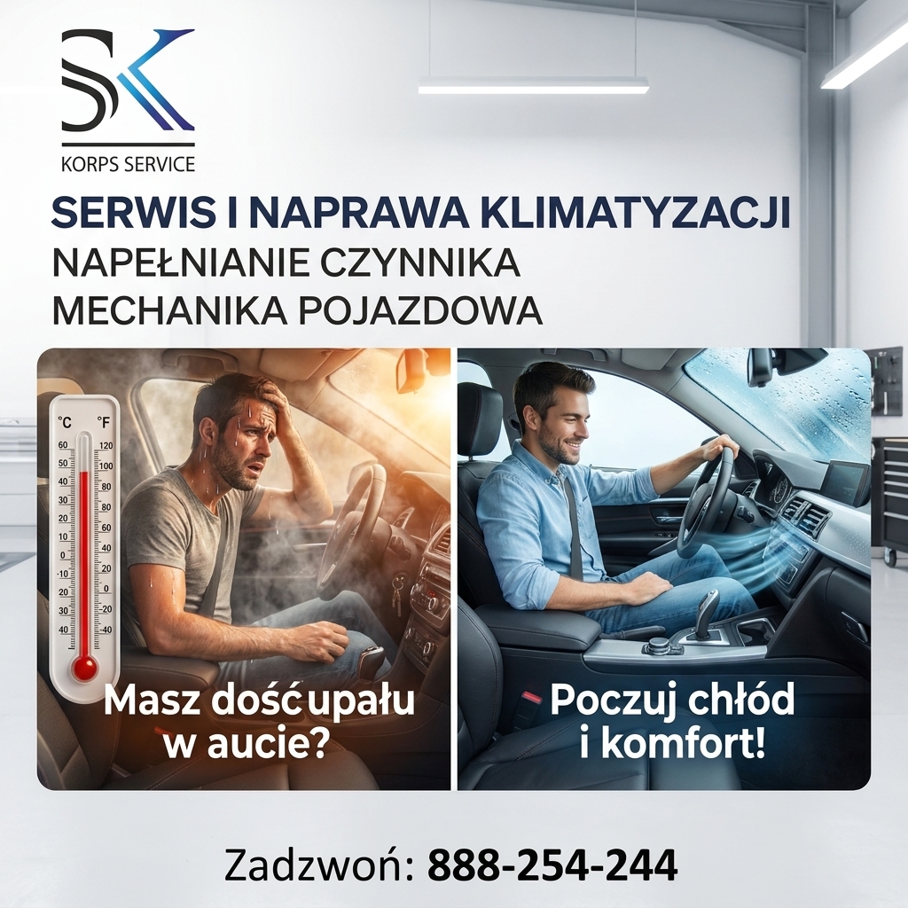 Serwis i naprawa klimatyzacji w Korps Service Jastrzębie-Zdrój